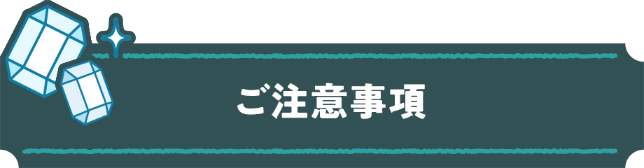 ご注意事項