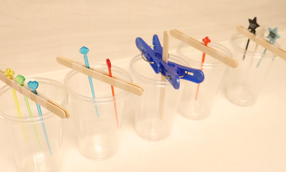 ロックキャンディーを作っている様子