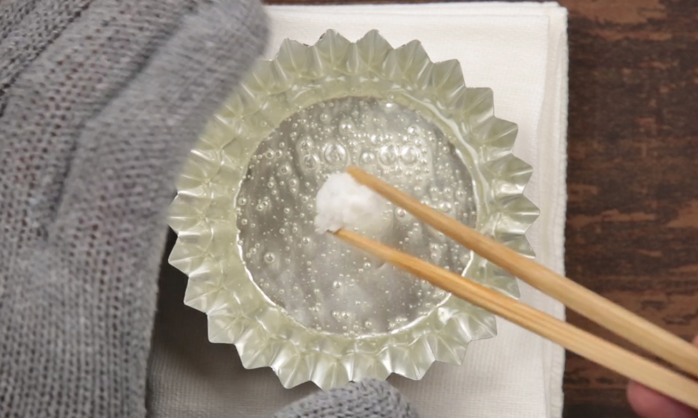 かき混ぜる